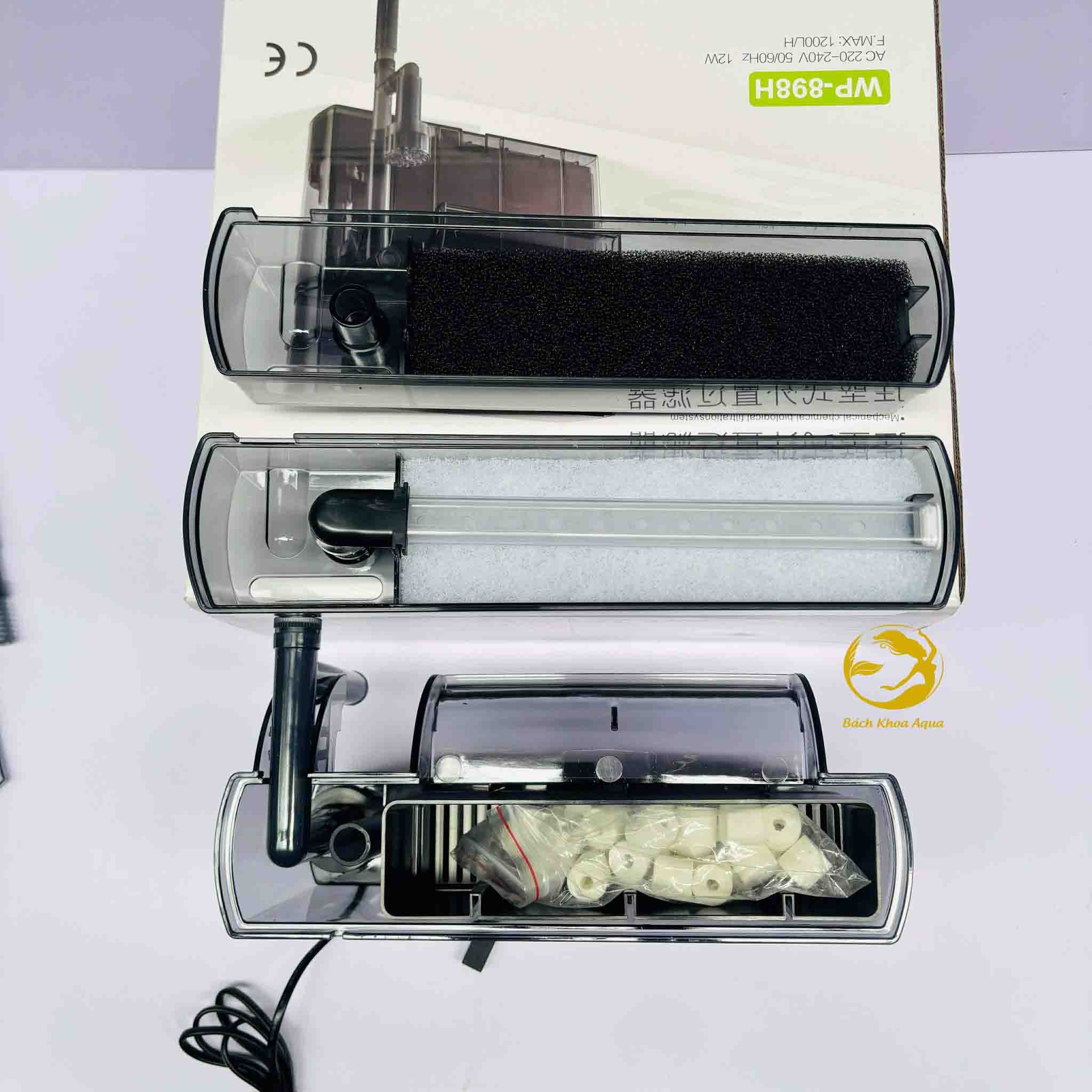 Lọc thác treo Sobo WP-898H thiết kế dàn mưa 2 tầng thông minh